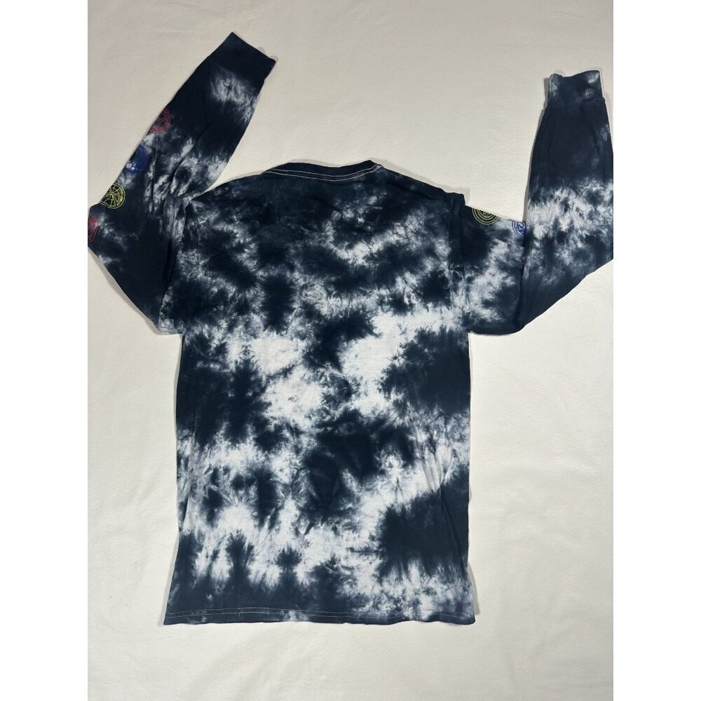 Marvel Logo Adult Tie Dye Long Sleeve T-shirt Size Small - Picture 2 of 5